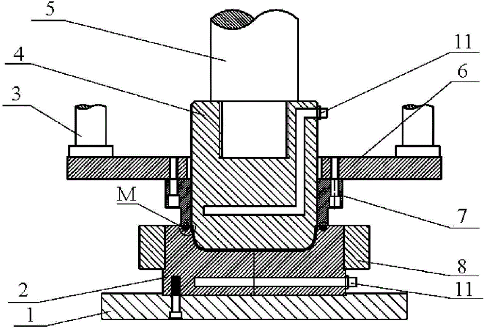 Liquid state extrusion forming apparatus and method