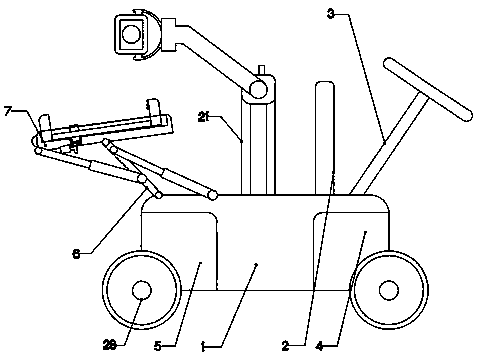 Welding device used for automobile bumper