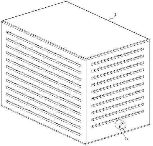 A diaphragm vacuum pump