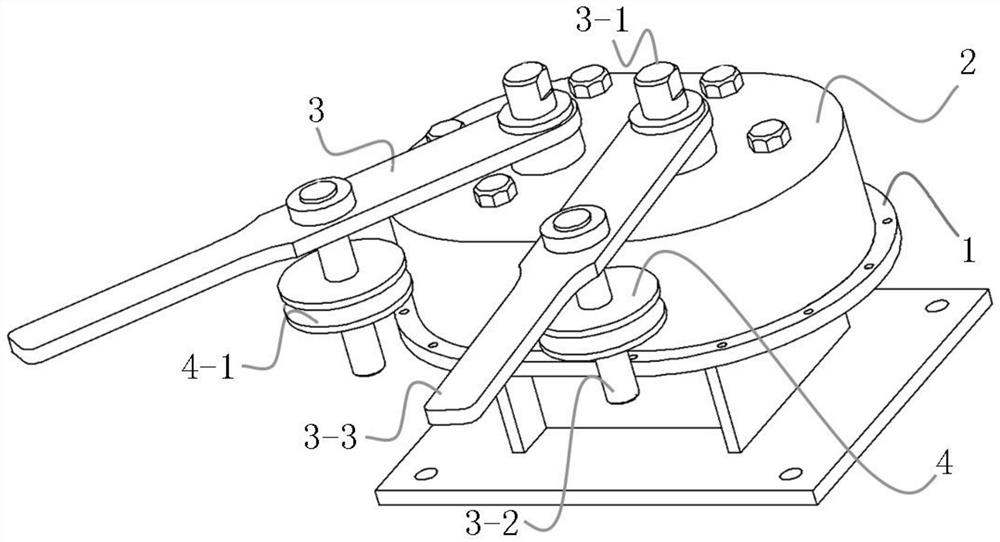 An electromagnetic coil winding tool