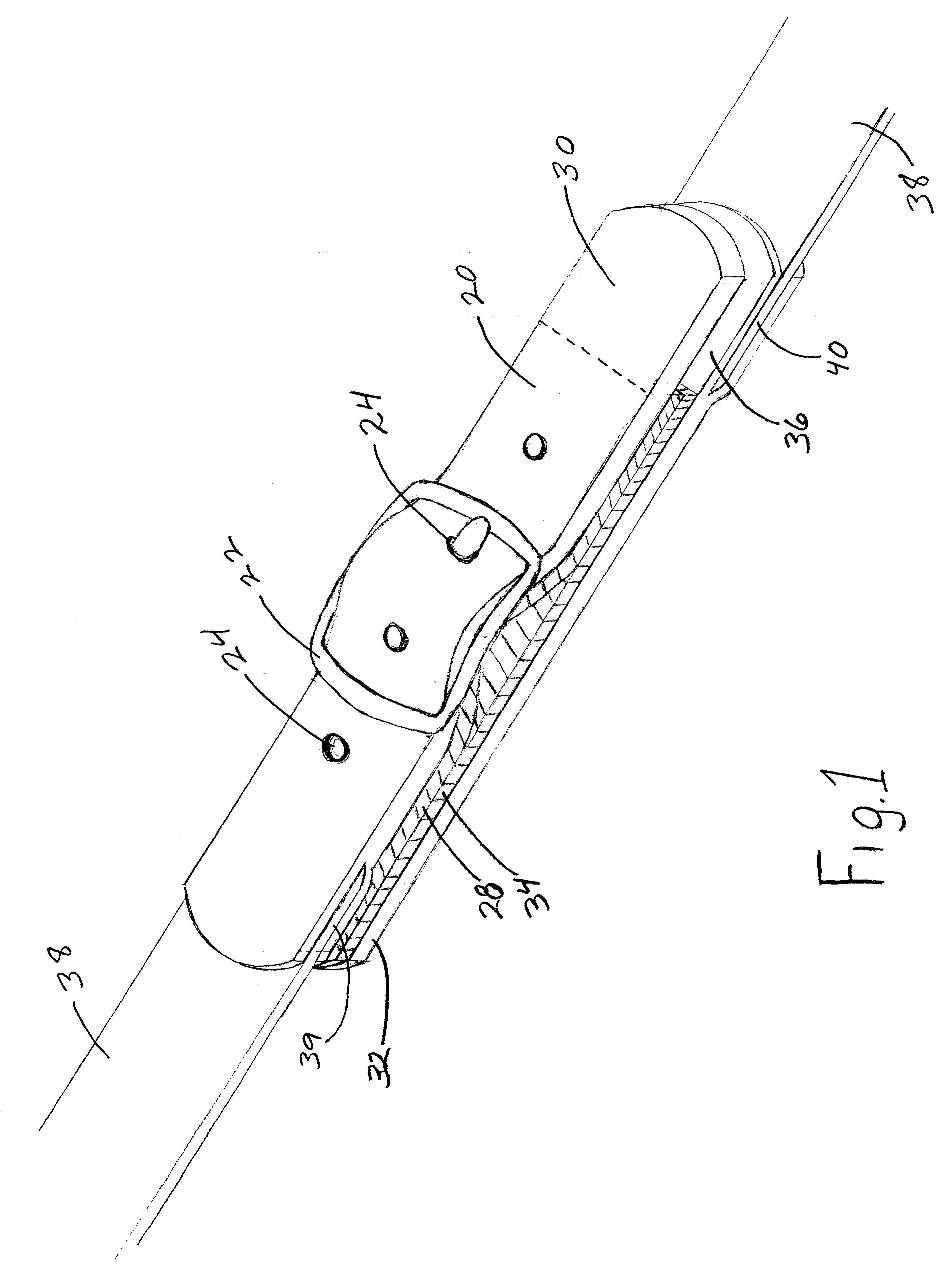 Apparel belt fastening tabs