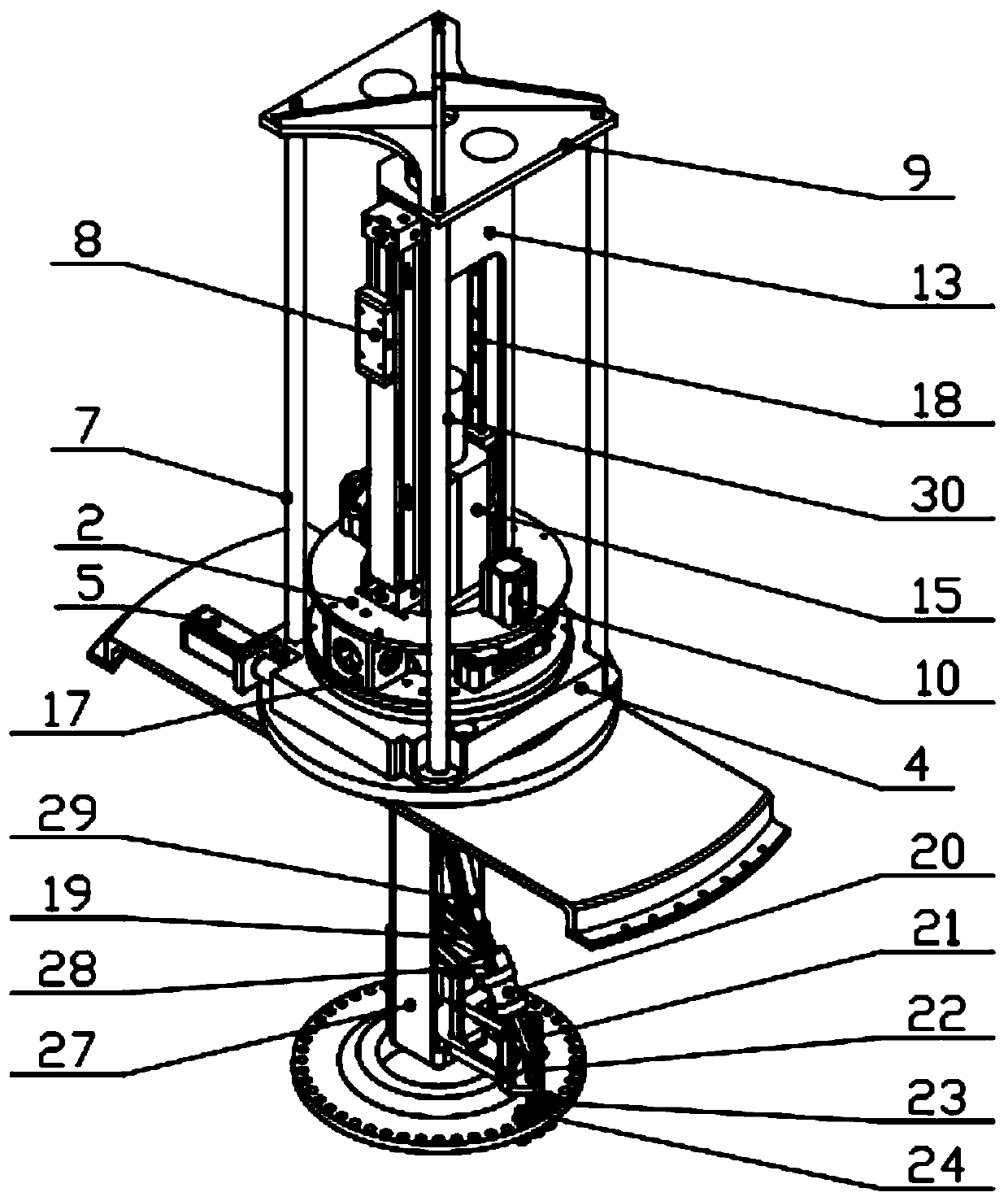 Aircraft engine link mechanism nut alignment and tightening device and method