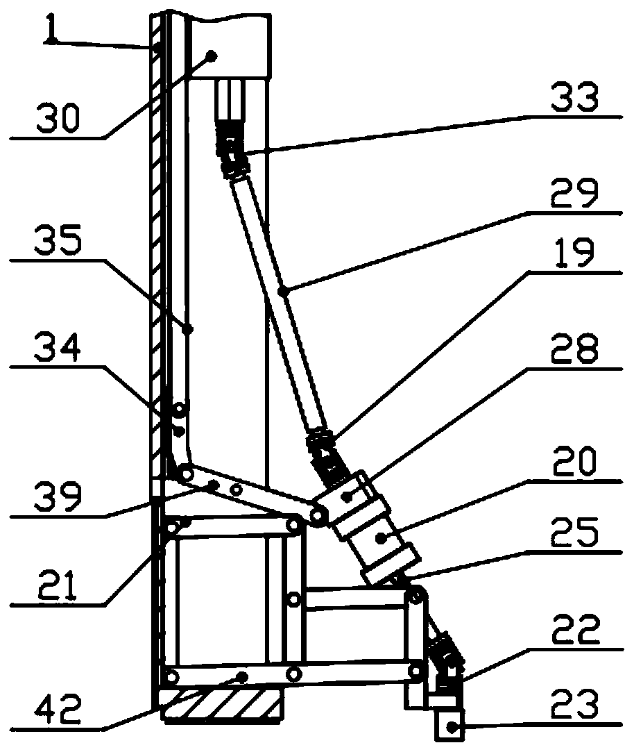 Aircraft engine link mechanism nut alignment and tightening device and method