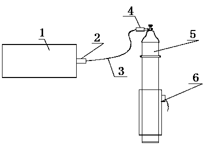 Ultrahigh-purity SF6 pipe gas transmission system