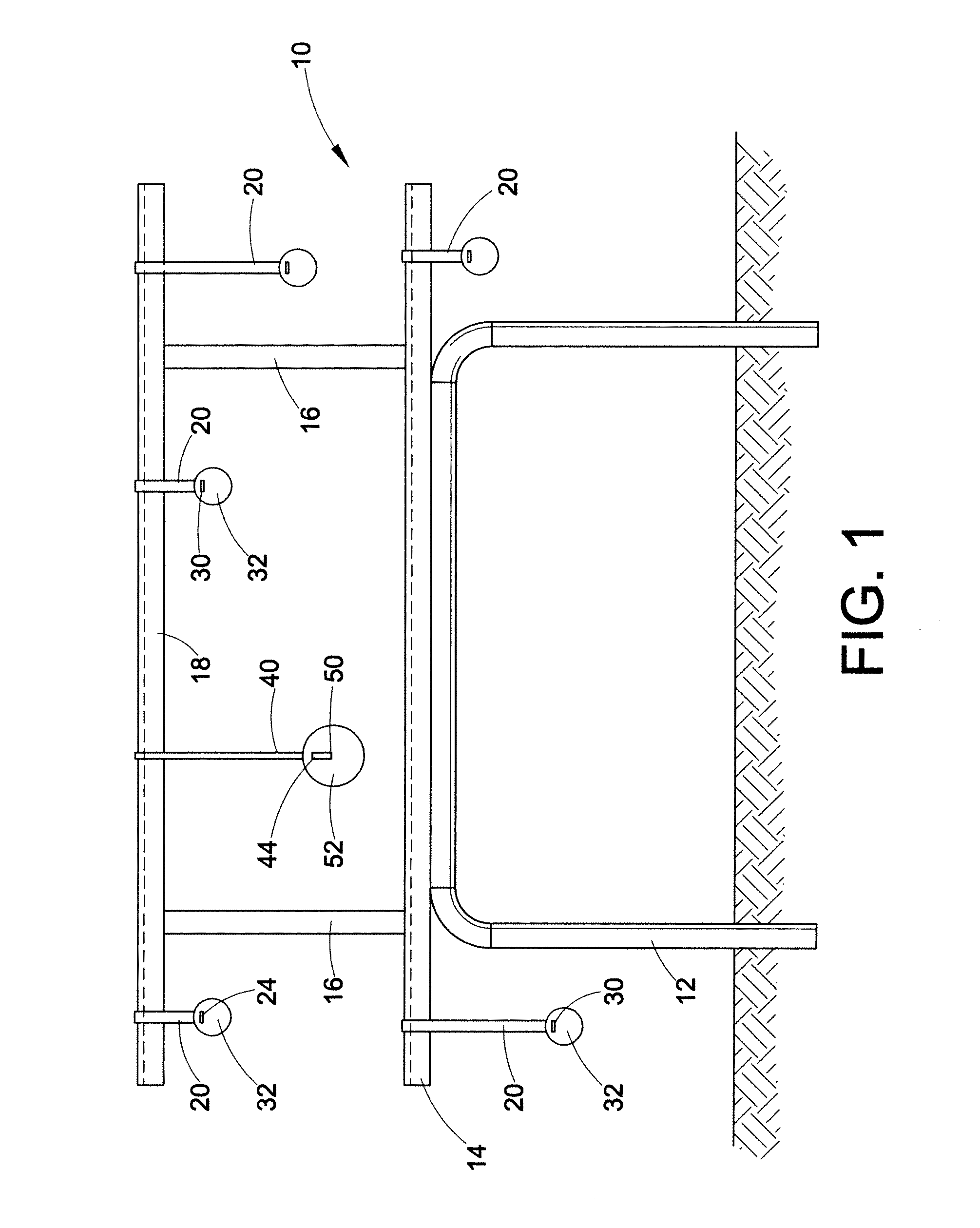 Hanging target frame