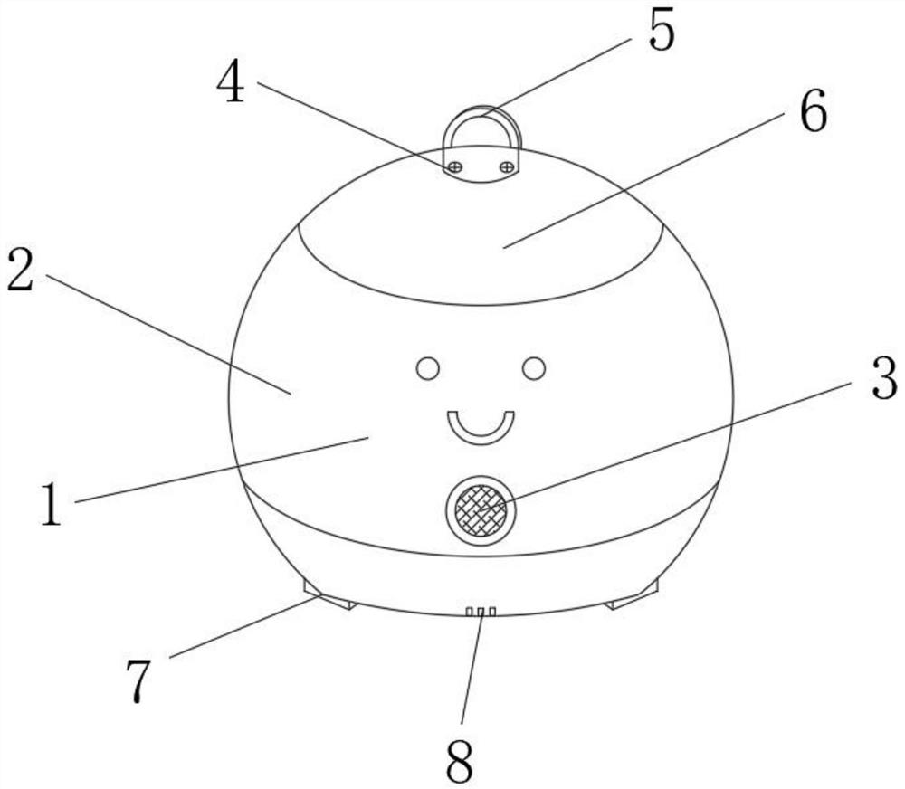 Novel convenient-to-store intelligent wearing management machine