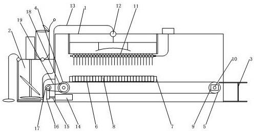 Livestock manure fertilizer feeding device