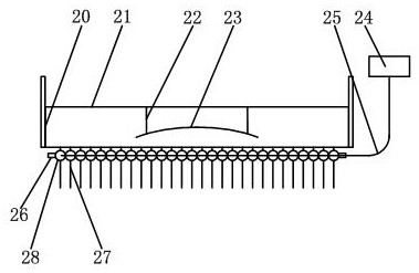 Livestock manure fertilizer feeding device