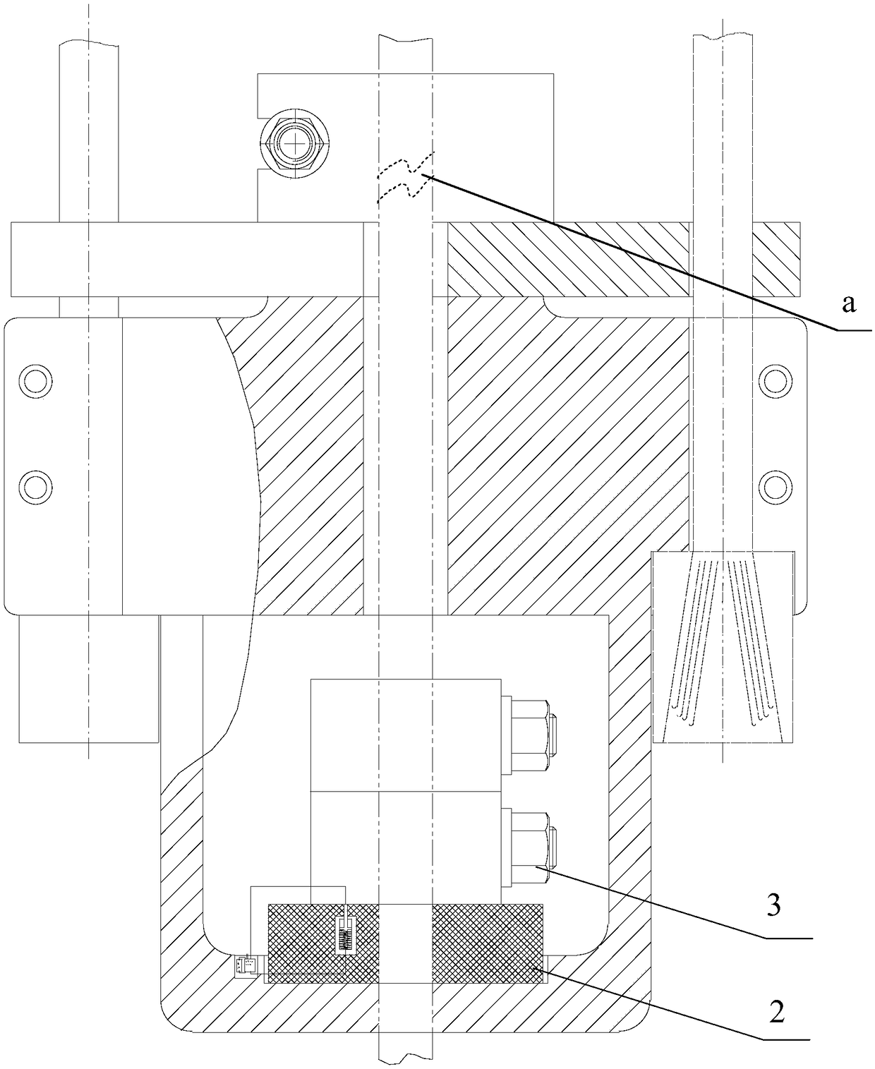 Intelligent safety rope suspension device