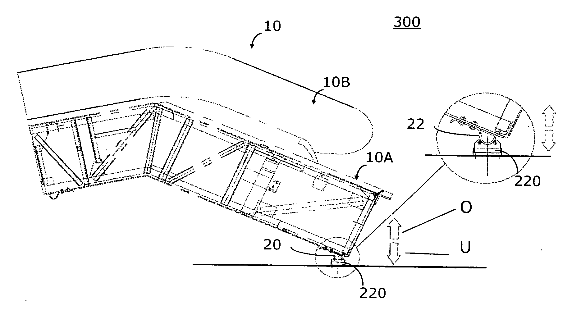 Lifting system, transportation system cradle, intermediate product with transportation system cradle and transportation system structure, assembly plant and assembly method for manufacturing assembly of intermediate products