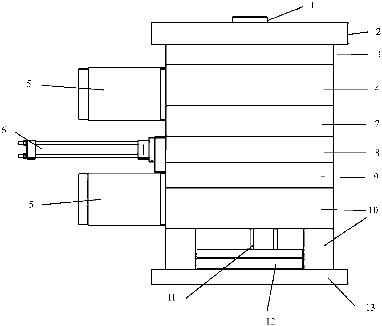 Precision mold for multiple times of injection of single melt