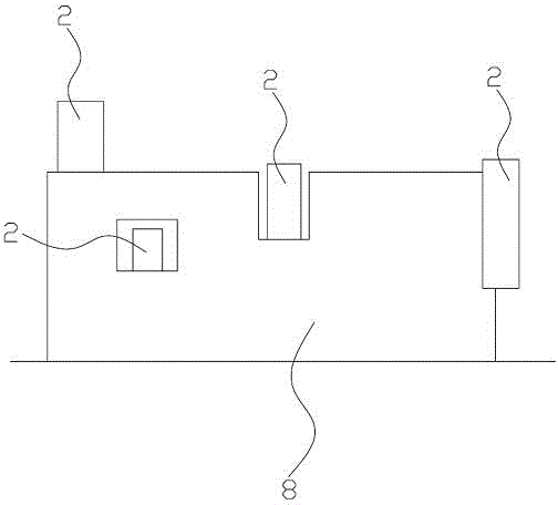 Intelligent distribution combined type energy system of building