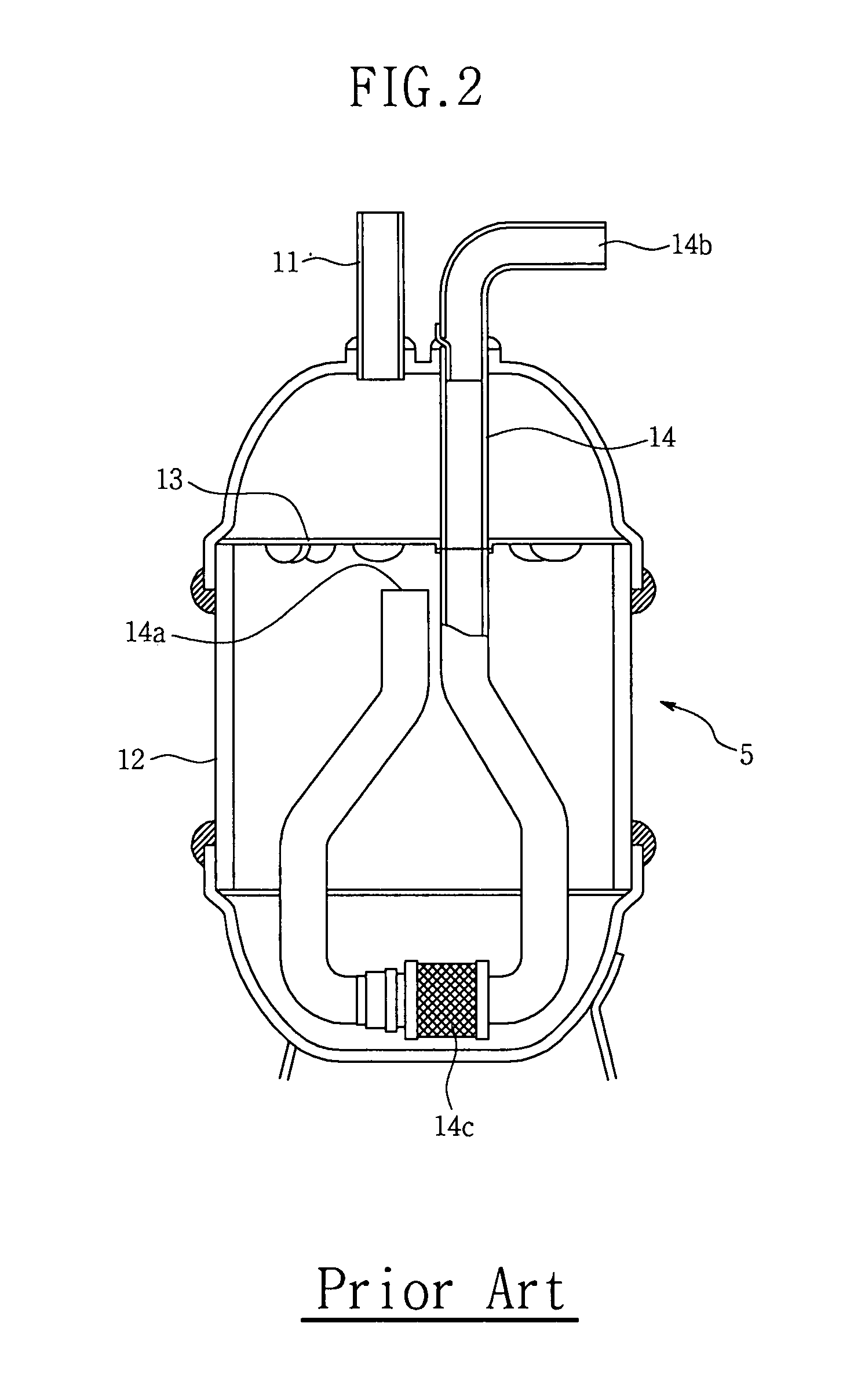 Accumulator of air conditioner