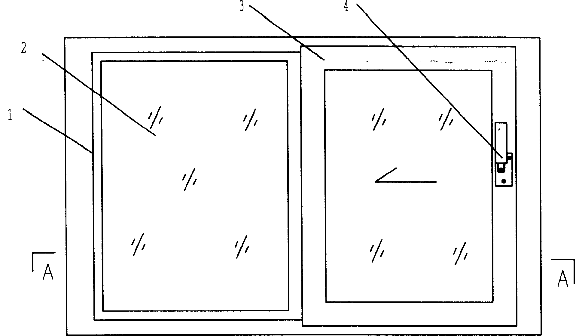 Sliding window capable of conveniently opening-closing and sealing