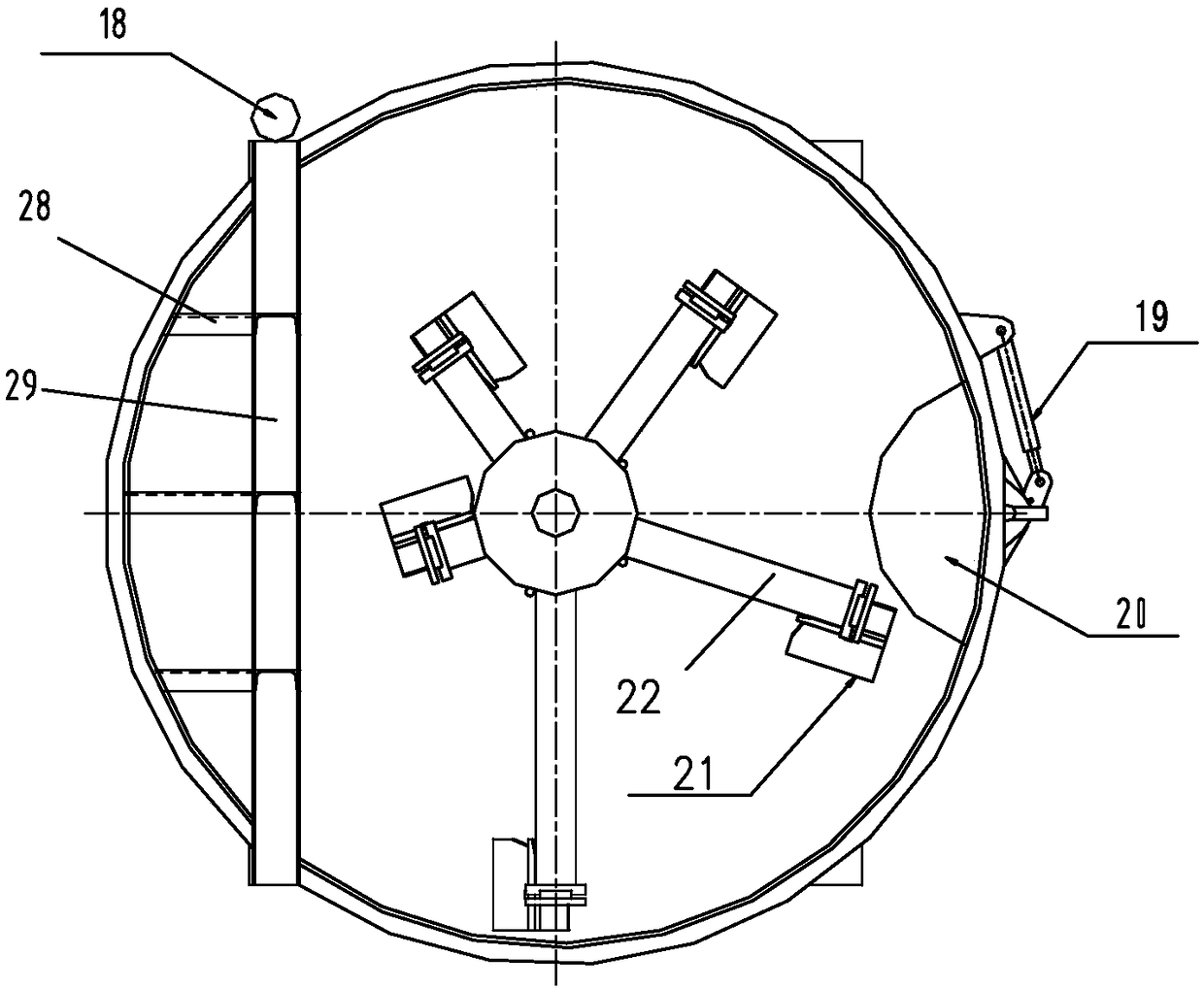 Vehicle-mounted integrated concrete stirring and pumping system