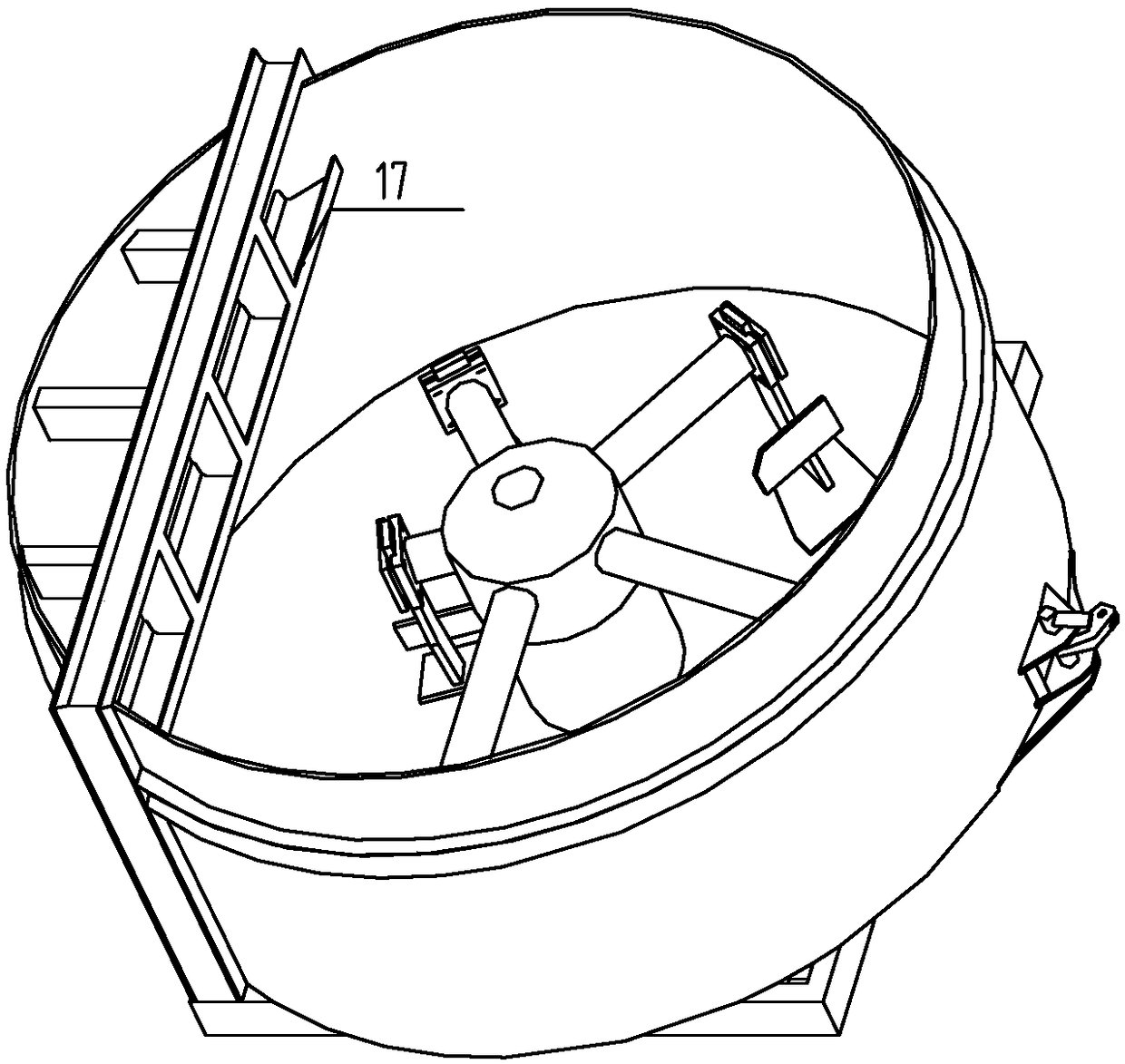 Vehicle-mounted integrated concrete stirring and pumping system