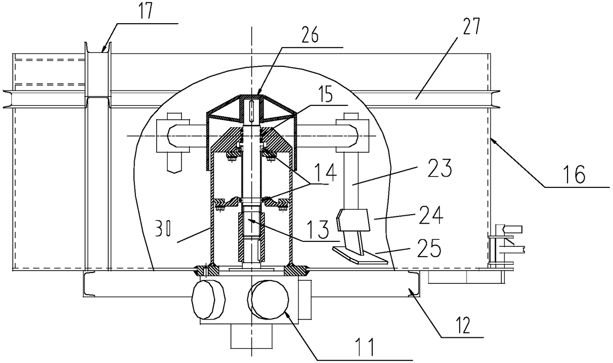 Vehicle-mounted integrated concrete stirring and pumping system