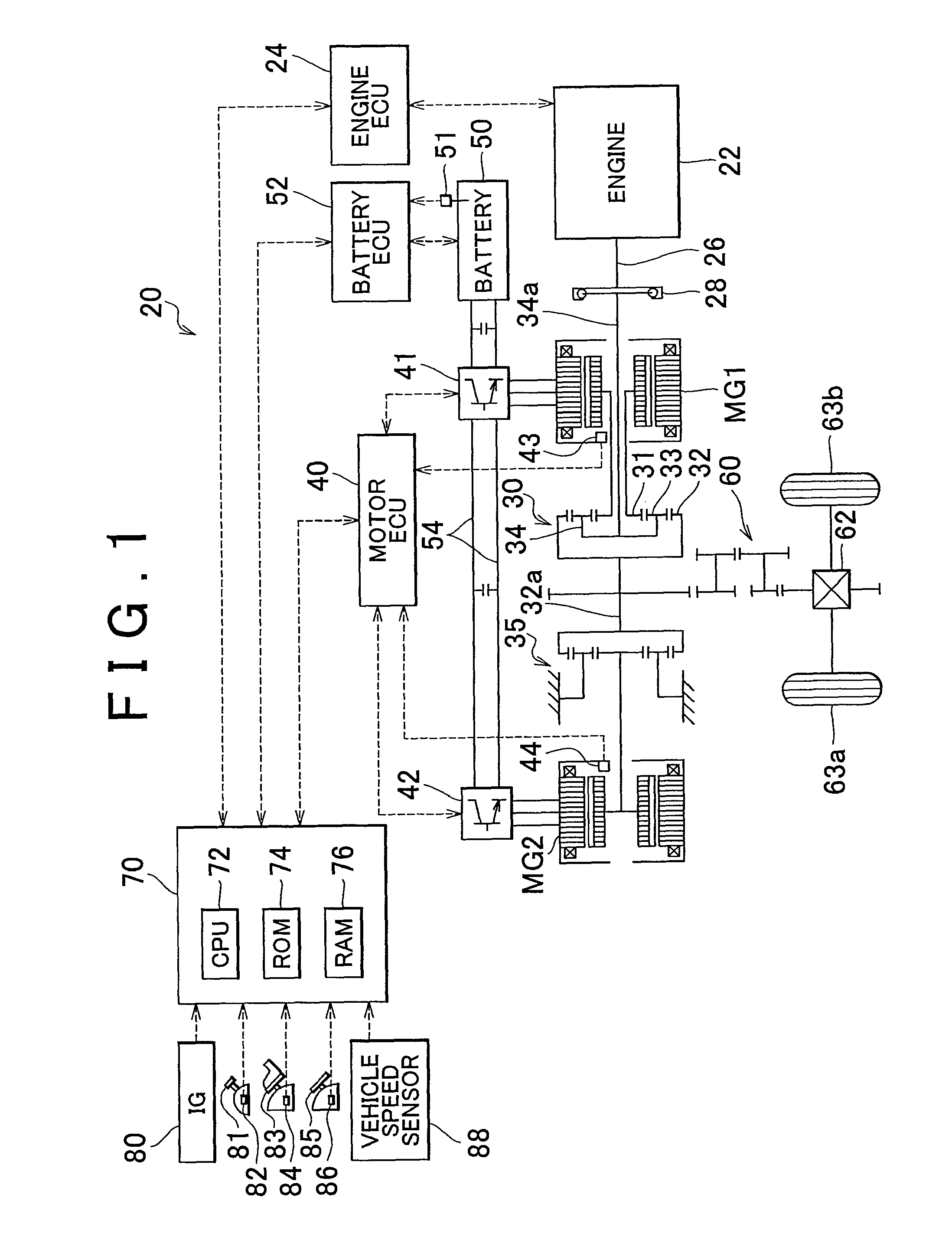 Misfire determination system and method for internal combustion engine, vehicle including misfire determination system for internal combustion engine, and system for and method of estimating rigidity of torsion element