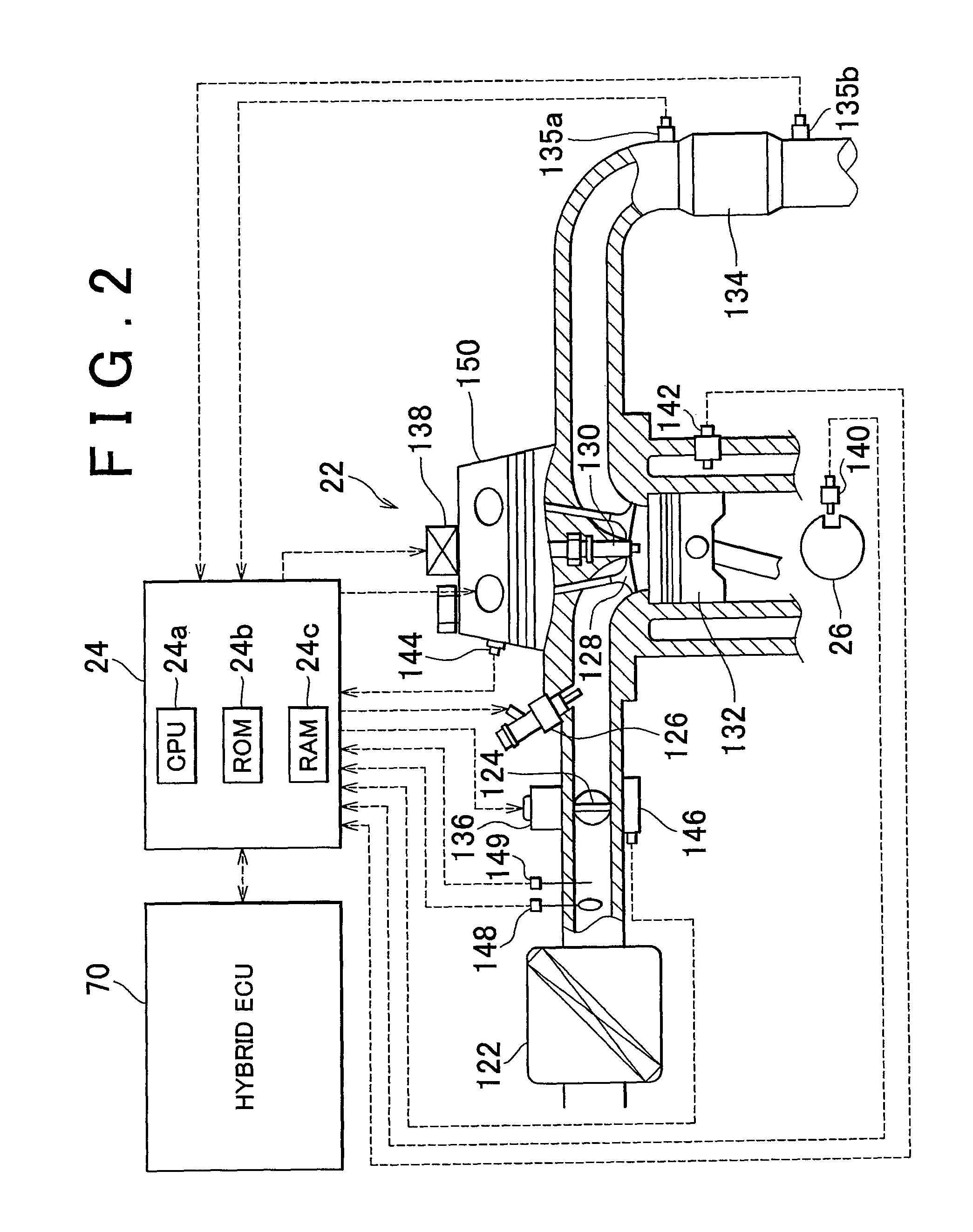 Misfire determination system and method for internal combustion engine, vehicle including misfire determination system for internal combustion engine, and system for and method of estimating rigidity of torsion element