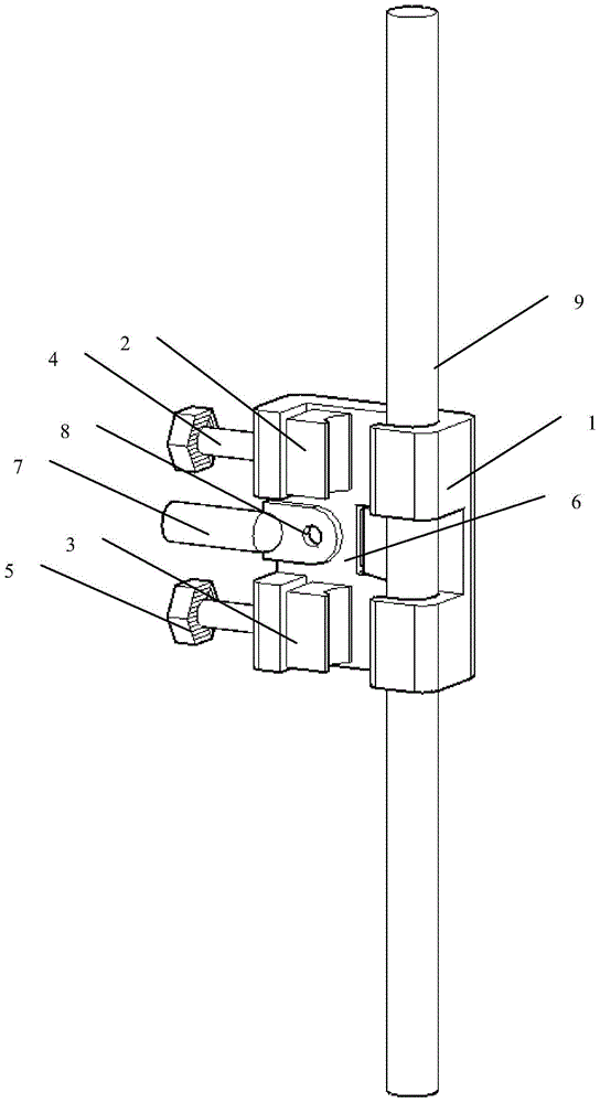 A double-headed live working cable clamp