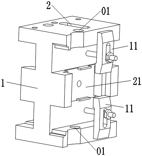 A milling tool for flange bearing parts