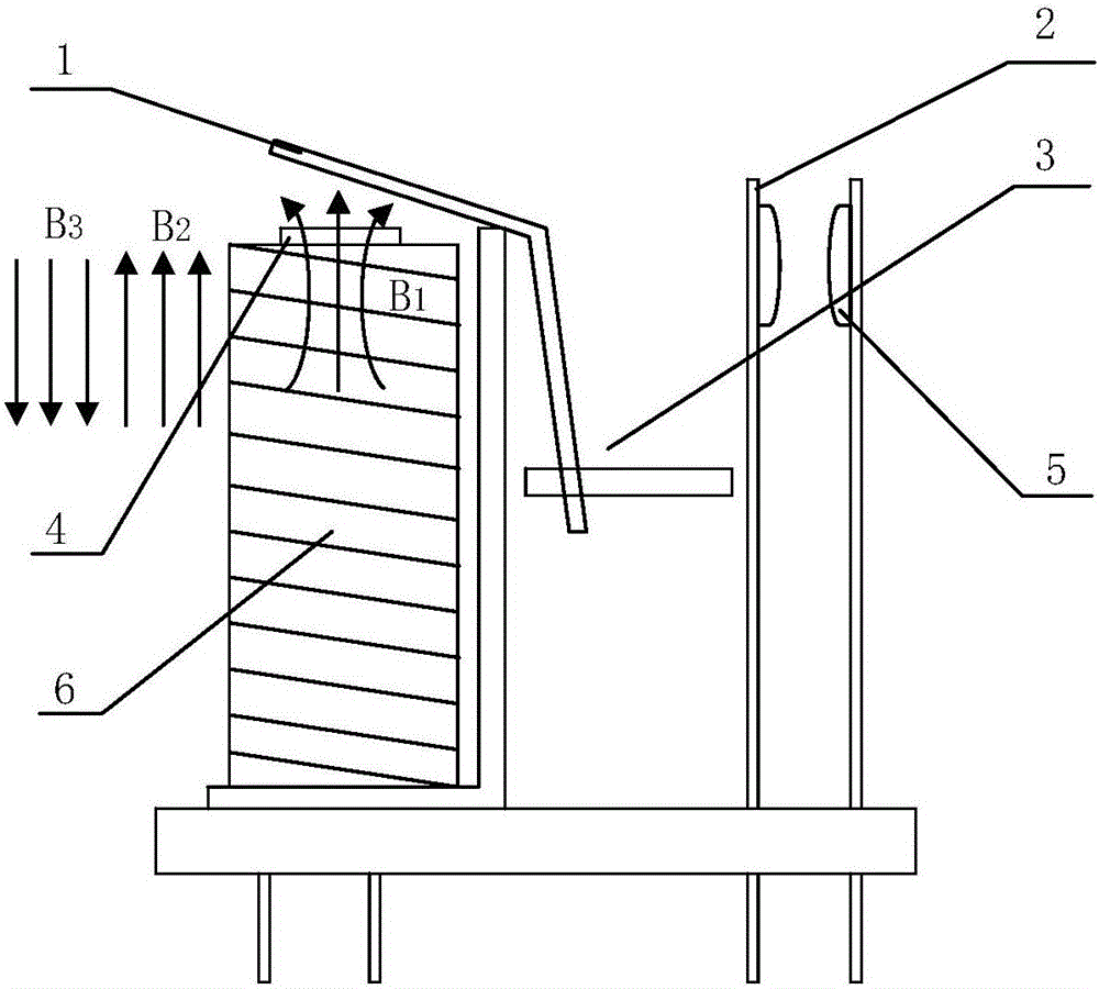 Relay detection system based on improved guide rail to avoid magnetic field interference