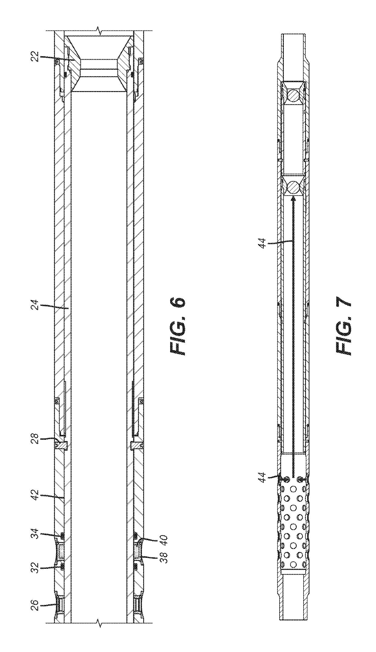 Sliding sleeve valve with degradable component responsive to material released with operation of the sliding sleeve