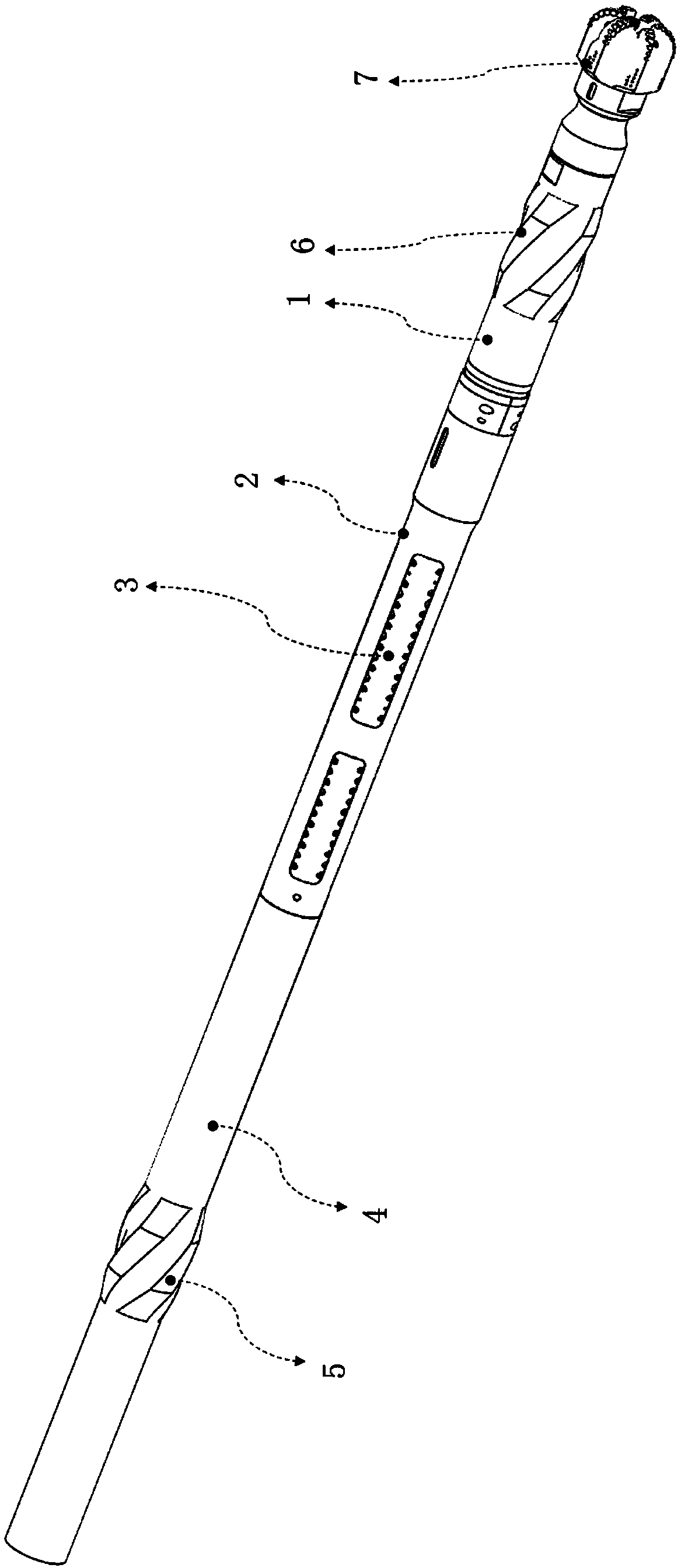 Full-rotation hydraulic inward-pushing-type high-build-up-rate rotation guide tool