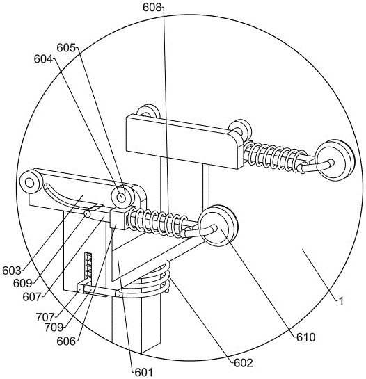 A feeding device with guiding function for high imaging tempered glass furnace