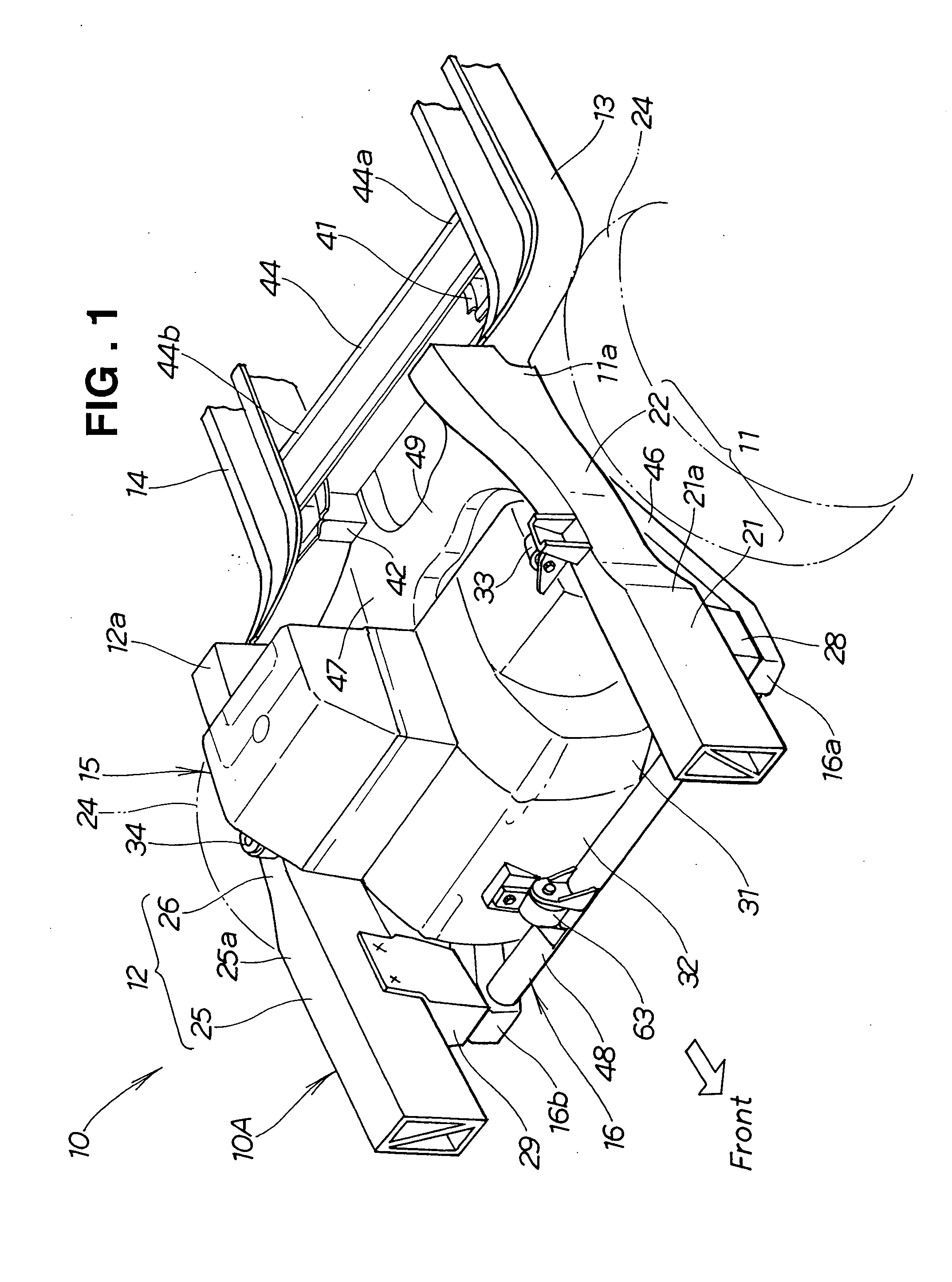 Front vehicle body structure