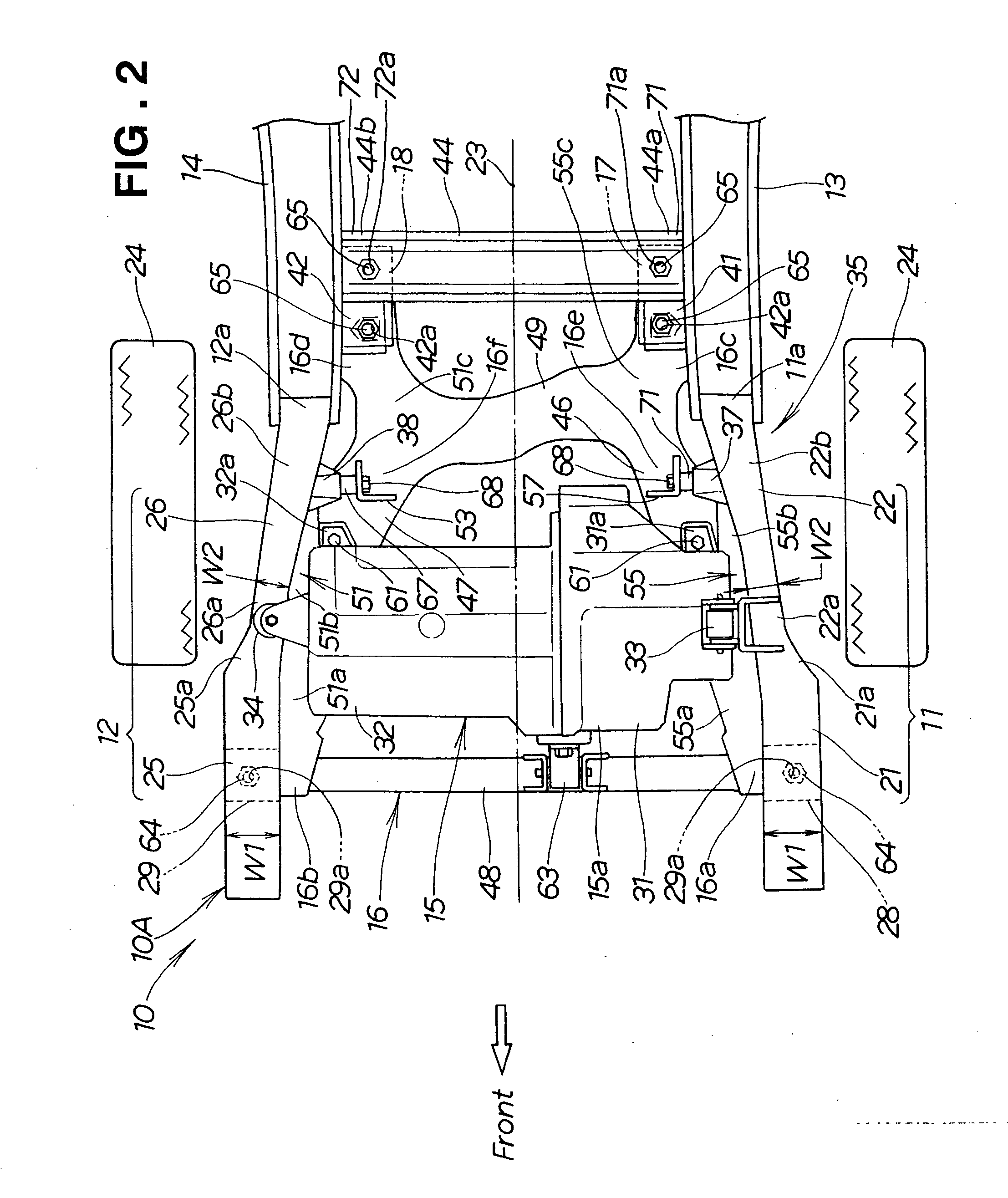 Front vehicle body structure