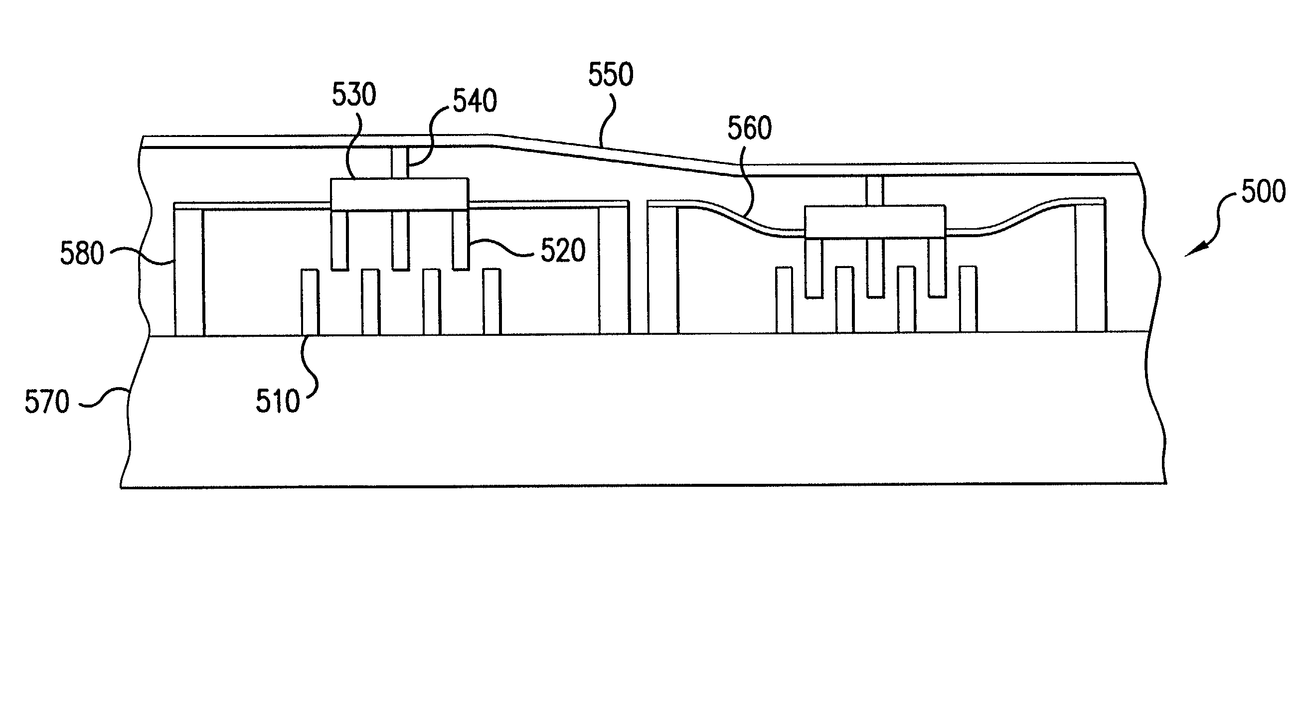 Vertical comb drive actuated deformable mirror device and method