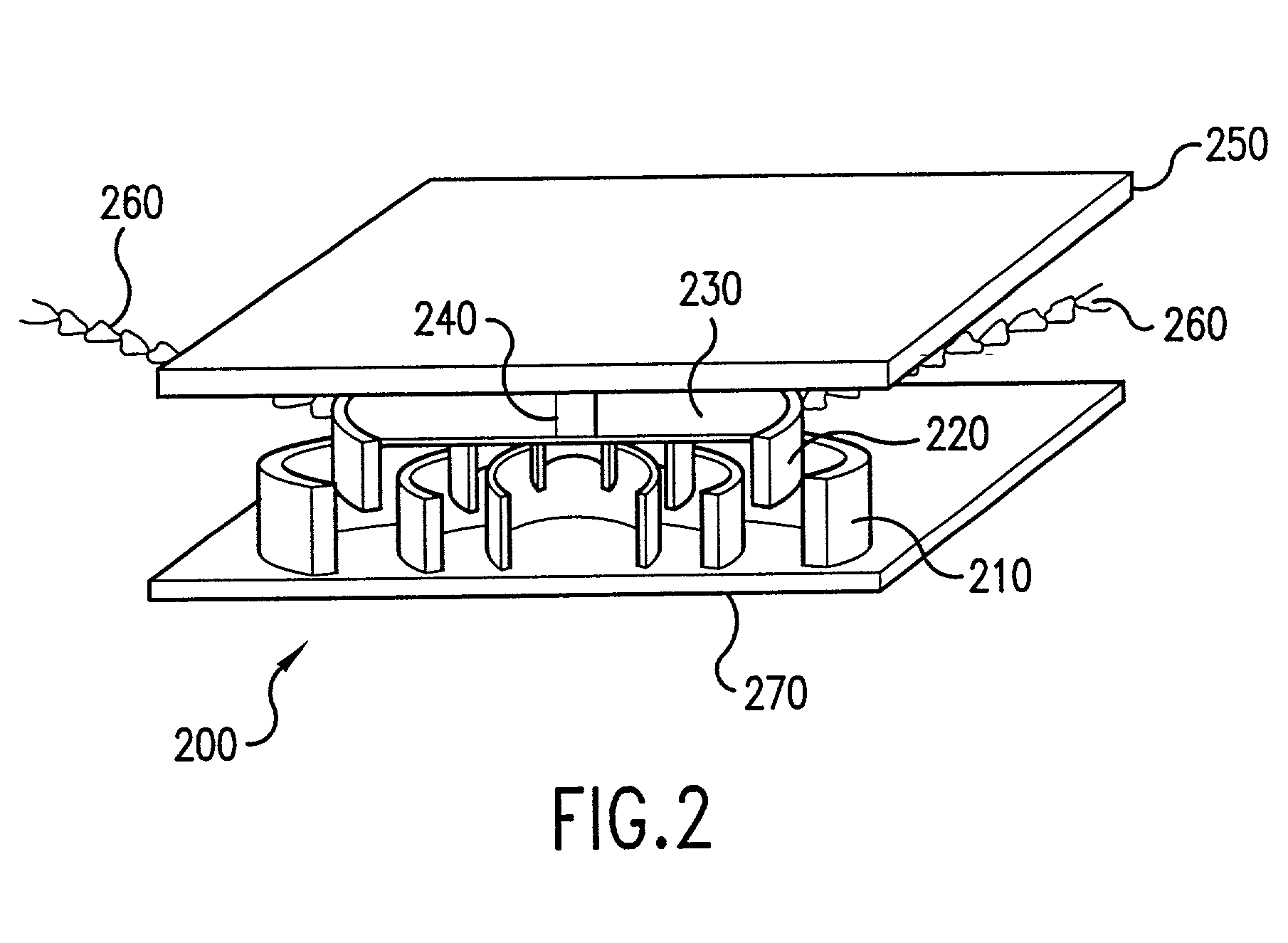 Vertical comb drive actuated deformable mirror device and method