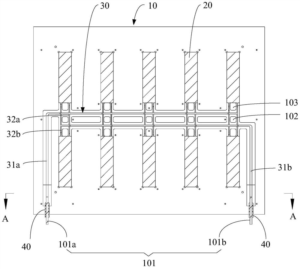 Electric heating device of layer type oven and layer type oven