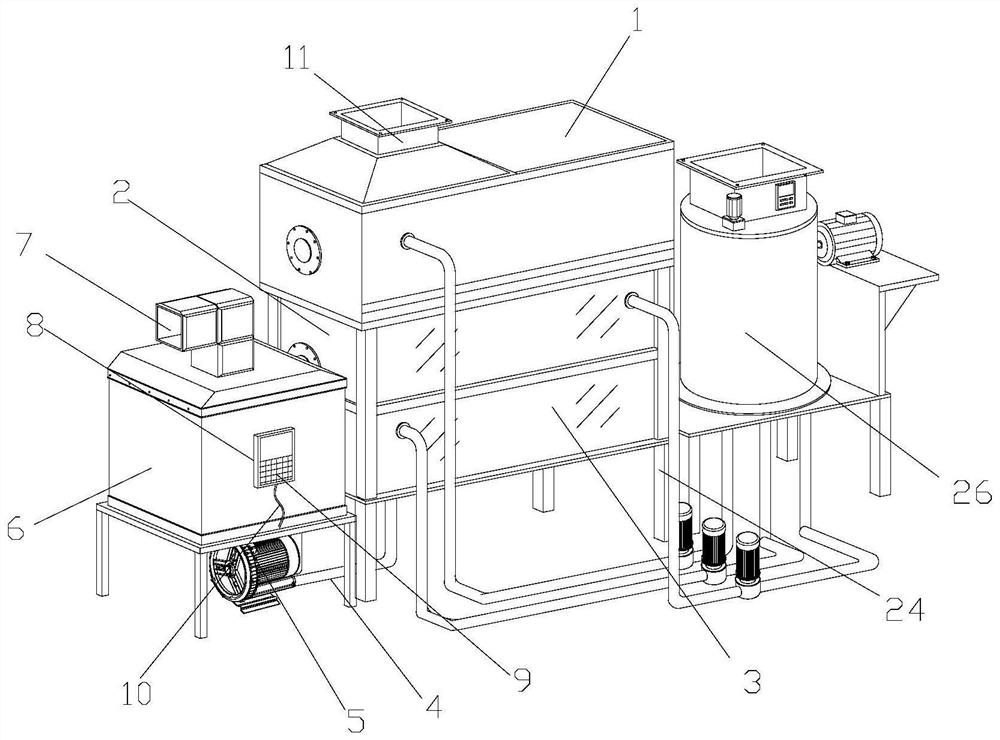 Waste catalytic fermentation equipment for livestock breeding