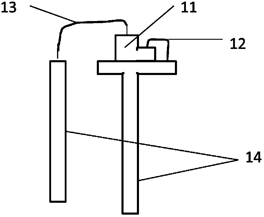 Method for improving luminance of AlGaInP quaternary single-face dual-electrode light-emitting diode with GaAs substrate