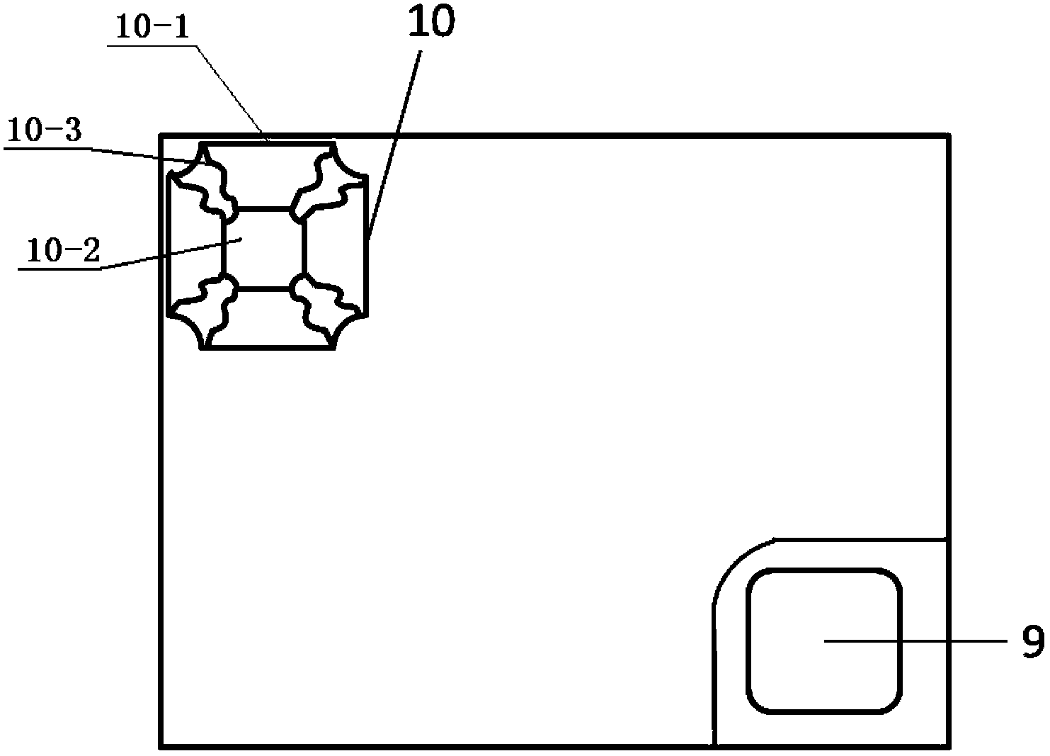 Method for improving luminance of AlGaInP quaternary single-face dual-electrode light-emitting diode with GaAs substrate