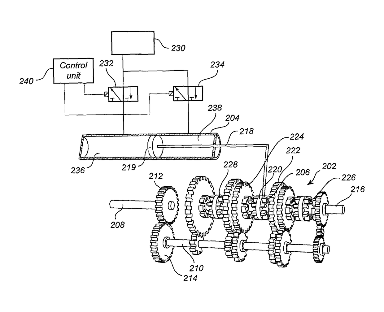 A method for controlling an actuator of a vehicle transmission