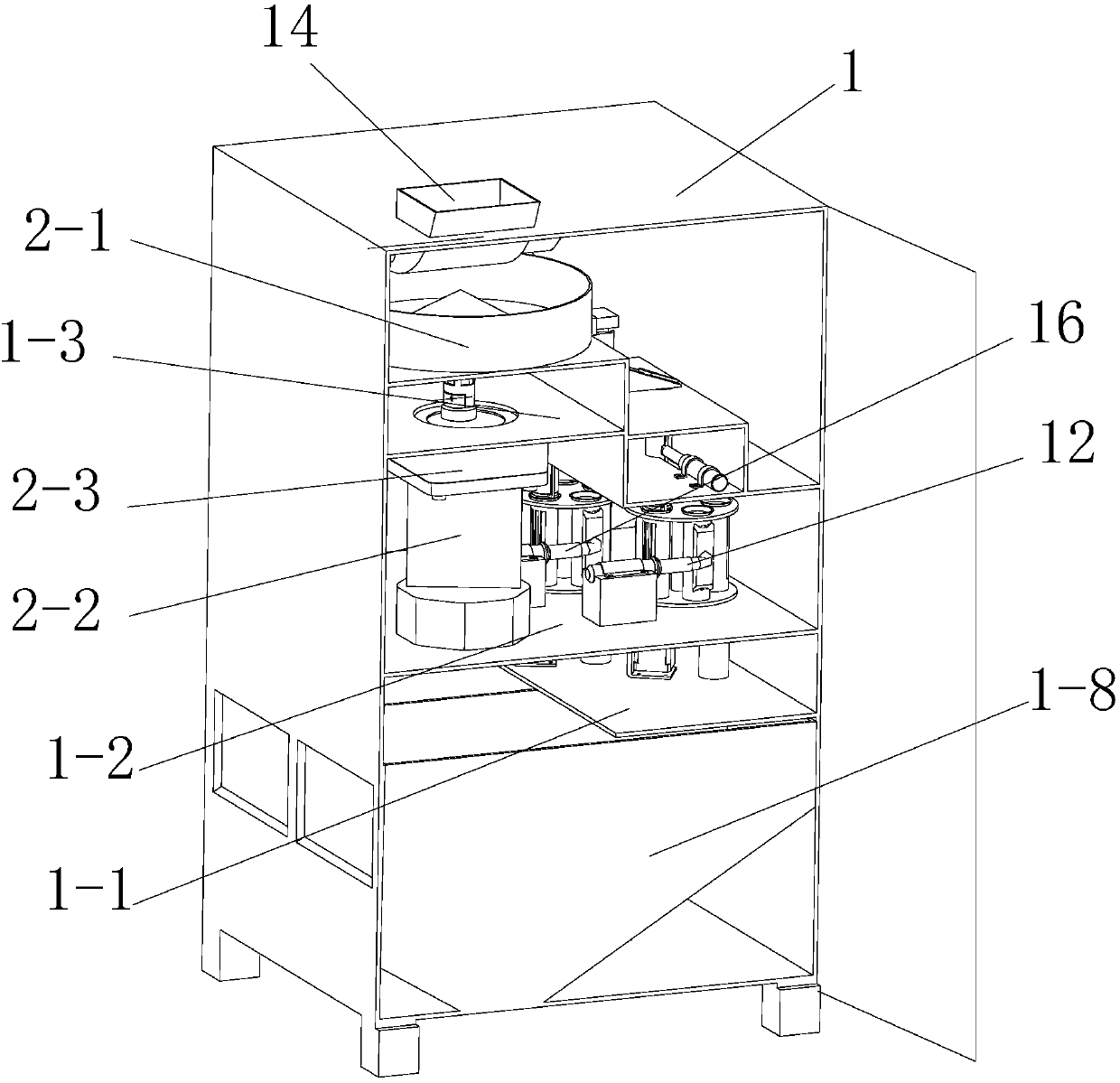 Automatic coin counting machine