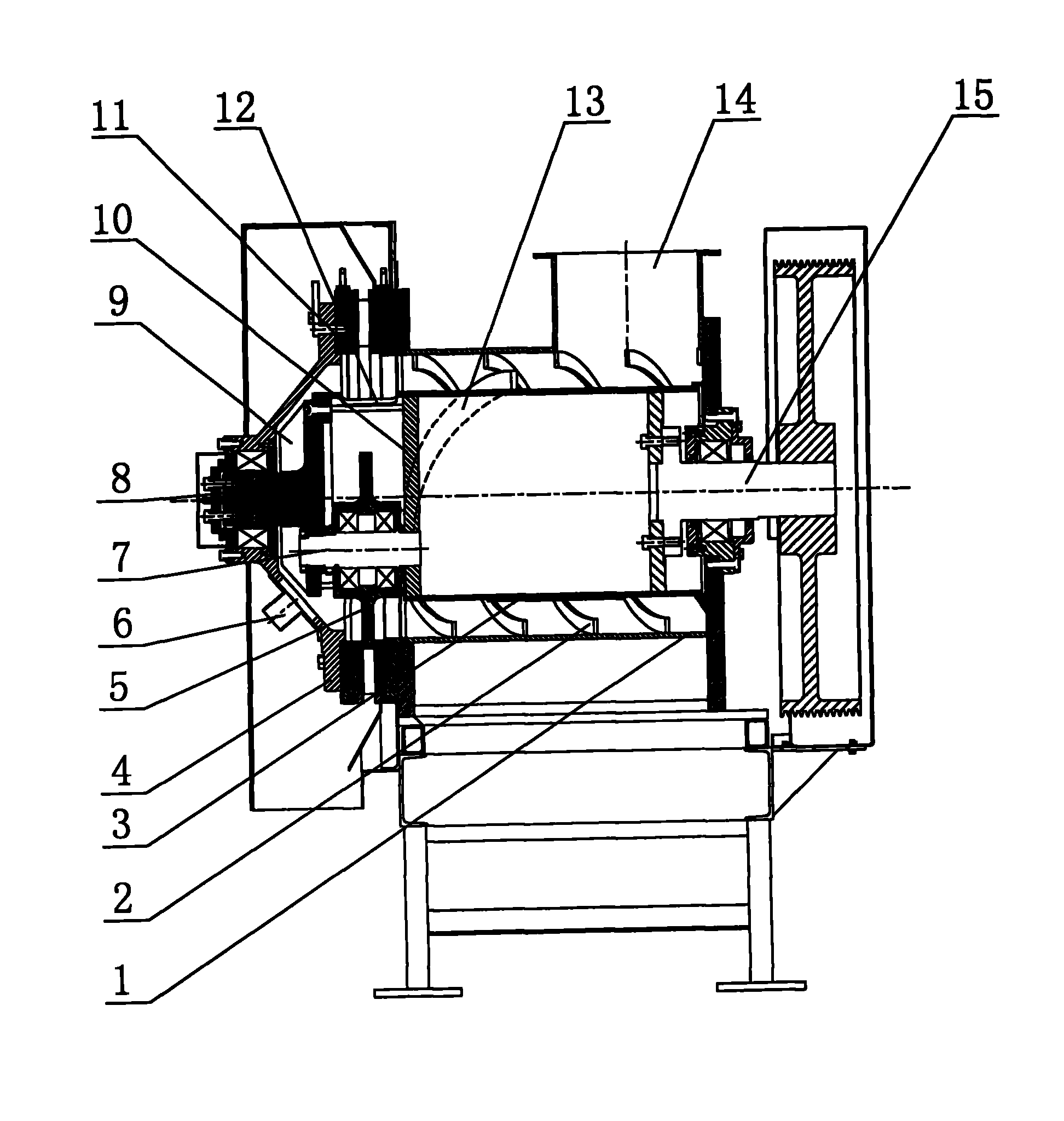 Straw briquetting machine