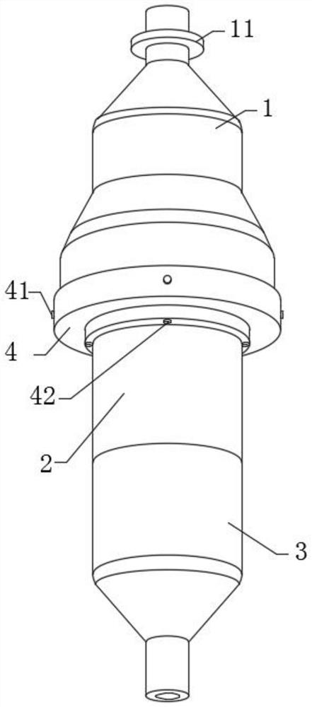 Cooling tower water inflow anti-blockage cleaning facilitating mechanism