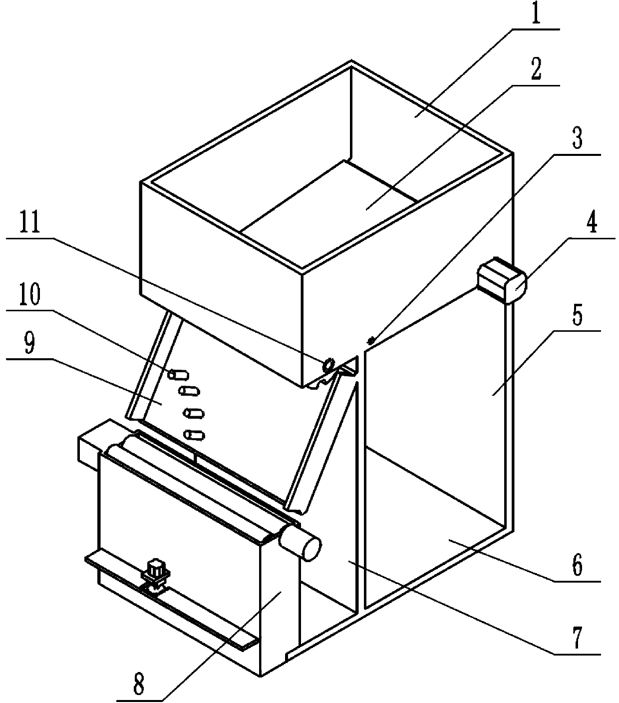 An automatic dipping device for medical cotton swabs