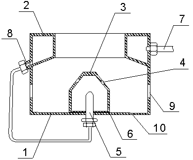 Preheating-free gasification burner and household oil-fired stove with the burner