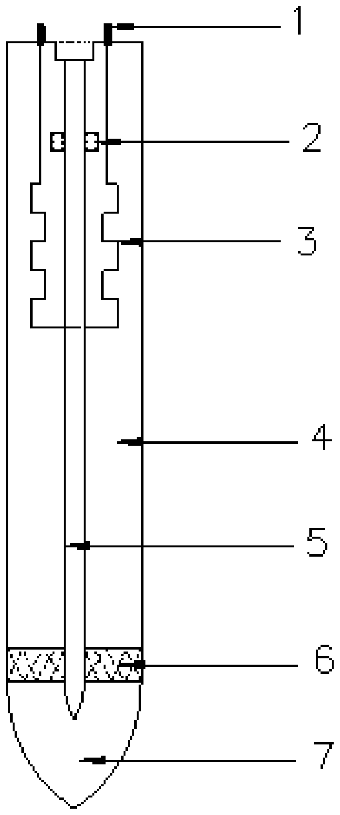 Stopper rod with crusting preventing heat preservation function