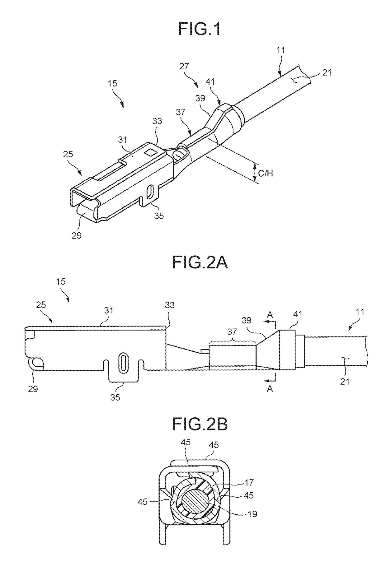 Connecting structure of crimp terminal and electric wire