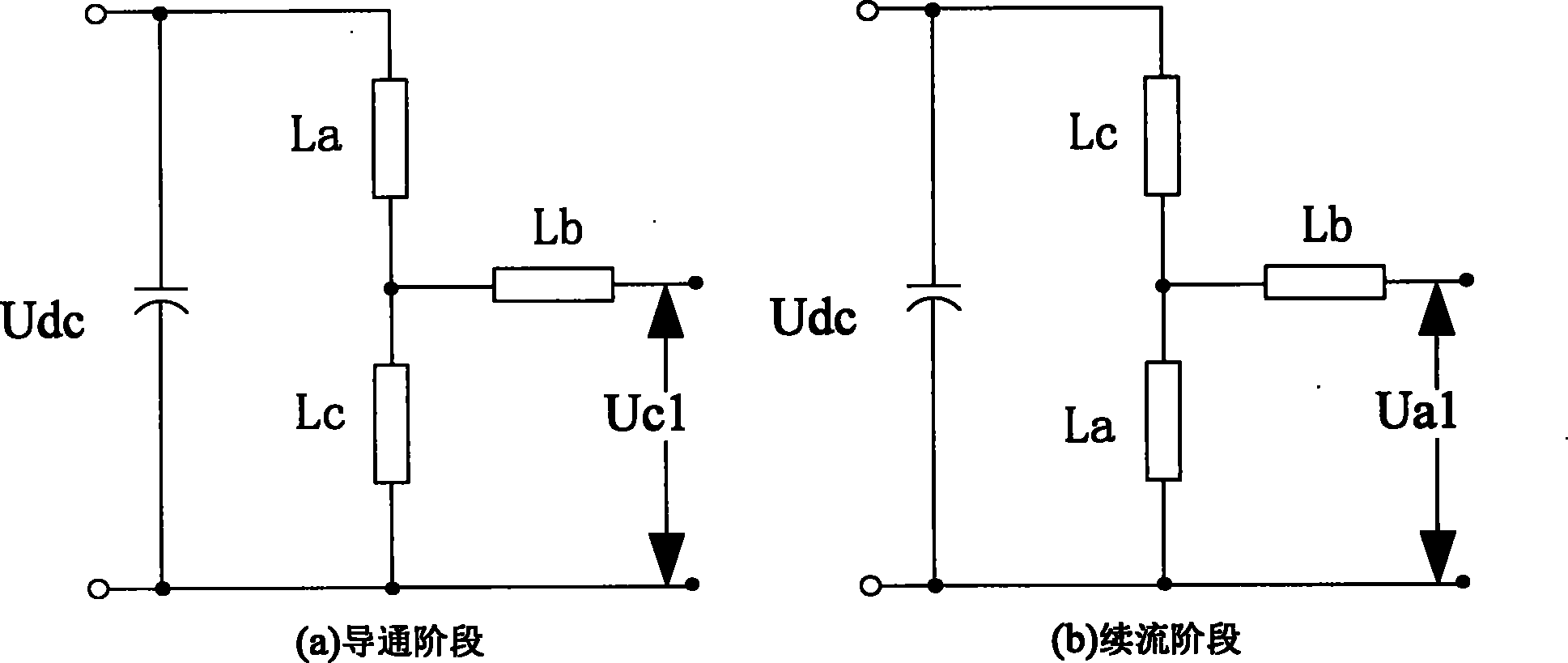 Electro-magnetic doubly salient motor rotor position identification method based on three-phase six-state start