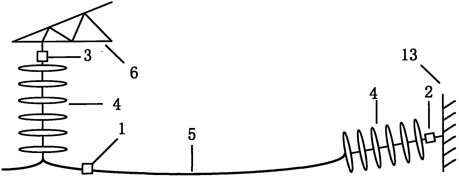 Method for alarming dancing of overhead transmission circuit