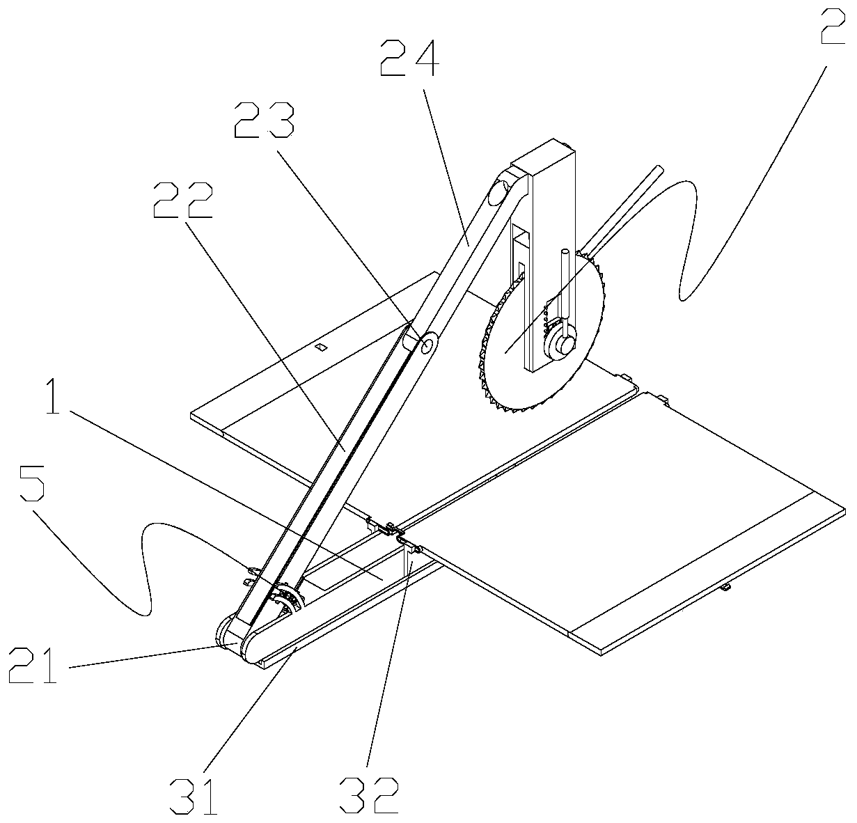 Portable iron sheet cutting machine based on metal machining