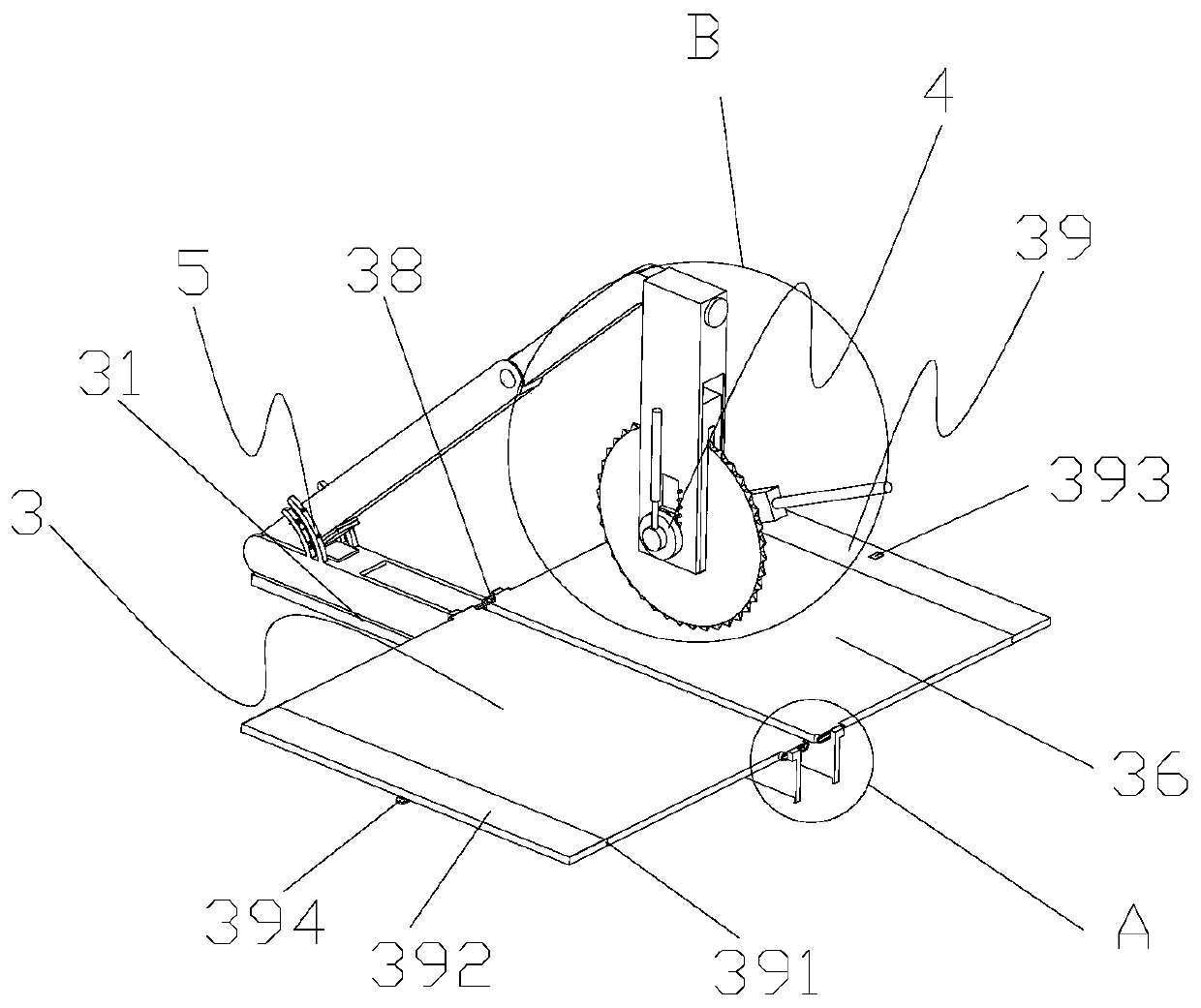 Portable iron sheet cutting machine based on metal machining