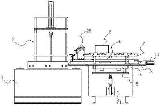 Cast welding device for lead-acid storage battery and cast welding method of cast welding device